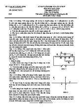 Đề thi tuyển sinh vào Lớp 10 THPT môn Vật lí (Chuyên) - Năm học 2019-2020 - Sở giáo dục và đào tạo Quảng Bình (Có đáp án)